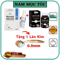 Combo Mọc Tóc Minoxidil dạng lỏng ( Minoxidil 5% + DHT Blocker+ Tặng lăn kim 0.5mm)