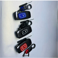 Combo móc treo+ Bọc Chìa Khóa Smartkey SH 350i và SH 2021,Lead 2022 ,airblade 2023( 2 nút ) Ốp Carbon ( Hon15) - Mẫu mới