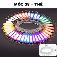 COMBO Móc Treo Kèm Thẻ Ghi Nhớ, Tay Cầm Giữ Chìa Khóa Thẻ Ghi Chú Tay Nắm Số Thứ Tự Đánh Dấu Phòng, Tầng Legaxi - Móc 38Thẻ
