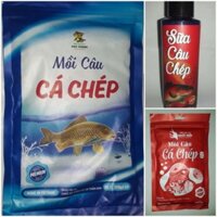 Combo mồi câu cá chép hiệu quả số 1( gồm 3 gói) Sữa câu chép và mồi cá chép...