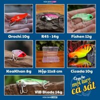 Combo Mồi Lure Cá Sắt | Hộp 6 Con