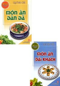 Combo Món Ăn Dân Dã  Món Ăn Đãi Khách Bộ 2 Cuốn VT