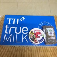 Combo một thùng TH, phomai bò cười, hạt chia