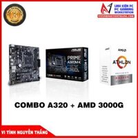 COMBO MSI A320  CPU AMD ATHLON 3000G - Hàng Chính Hãng