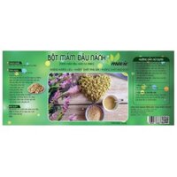 COMBO: MUA 0,5kg Bột mầm đậu nành MAVIE TẶNG 1 Cốc thủy tinh nắp thiếc vô cùng đáng yêu và tiện dụng