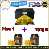 COMBO: MUA 1 Hộp Đông Trùng Hạ Thảo Thiên Phúc Sấy Đối Lưu 20g/hộp + TẶNG 2 Hộp Trà BaNiKha 20 gói/hộp ĐTHT Thiên Phúc