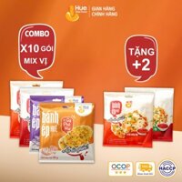 [COMBO MUA 10 TẶNG 2] Bánh Ép Huế vị BBQ, tép, gà, cá gói 40g - Đặc Sản Cố Đô Thơm Ngon Giòn Rụm