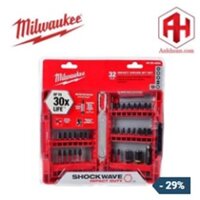 COMBO MUA 2 TẶNG 1 Milwaukee Shockwave Bộ phụ kiện mũi vít 48-32-4004 (32 món)