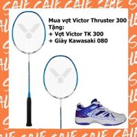 Combo mua vợt cầu lông Victor TK 300 tặng vợt Victor TK 300 + giày Kawasaki 080