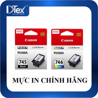 Combo mực in Canon PG-745 Black và Canon CL-746 Color - HÀNG CHÍNH HÃNG