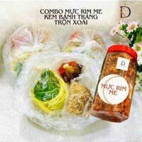 Combo mực rim & bán tráng trộn xoài