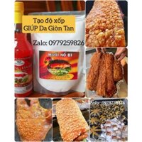 combo muối nổ bì và dấm hồng làm ba chỉ, mà heo, chân giò giòn tan