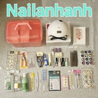 Combo nail cơ bản cho người mới học, set đồ nail cơ bản đến nâng cao, cốp đồ nail tự làm tại nhà