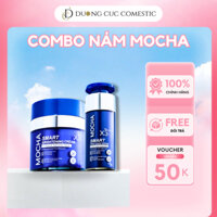 Combo nám Mocha giảm sạm nám tàn nhang trắng da Serum 30ml + Kem dưỡng 30g DC COSMETICS DC82