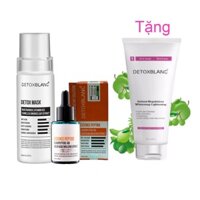 COMBO NÁM TRẮNG DA DETOX BLANC TẶNG SỮA RỬA MẶT detoxblanc.france