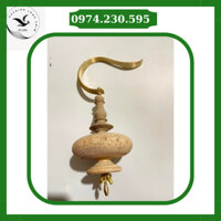 Combo nậm tre Xưởng Lồng Chim Bảo Anh, Phụ kiện lồng chim móc đồng triện chân chỉ tàu dừa cực bền đẹp rẻ CB02