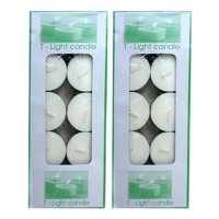 Combo nến tealight cho bếp xông đốt bồ kết và bếp tinh dầu - 2 hộp nến 10 viên