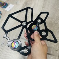 Combo nẹp sườn raider satria cnc màu đen kèm ốc salaya siêu đẹp