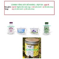 COMBO NGHỆ VIÊN MẬT ONG + SỮA DÊ TƯƠI + SỮA CHUA TỪ SỮA DÊ TƯƠI _ GIÁ CHỈ VỚI 490 K