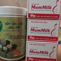 Combo ngũ cốc va cốm mum milk