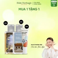 Combo ngừa mụn cấp ẩm Toner Sơn Đoòng 55ml, Nước Tẩy Trang Phú Xuân 55ml, Kem chấm Mụn Cửu Long 19ml Skin Heritage