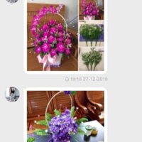 Combo nguyên liệu 3 bình hoa cho khách như hình