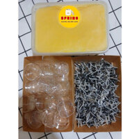 Combo nguyên liệu làm 50 cốc nến bơ tròn nhỏ