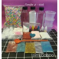 Combo nguyên liệu làm slime 4