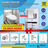 Combo nhà tắm Inax AC-959VN + 9043 + T015