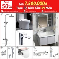 Combo Nhà Vệ Sinh Trọn Bộ 9 Món 7.5 Triệu CB9-7500