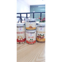 Combo (nhân macca500g+hạnh nhân 500g+hạt điều ko vỏ 300g+ nho khô 200g) tại mona nuts siêu ngon