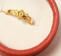 Combo Nhan Nữ Mạ Vàng 18K, Phong Cách Hàn Quốc, Thiết kế mảnh, Size Nhẫn 18 - Kim Quy