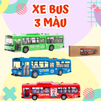 Combo nhiều mẫu xe bus đồ chơi trẻ em, xe buýt có đèn và âm thanh. Đồ chơi trẻ em yêu thích.