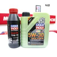 Combo Nhớt Liqui MolyGen 5W-30 Và 1 Chai Dầu Láp 75w90 tổng hợp toàn phần
