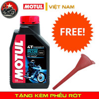 Combo Nhớt Motul 3000 Plus 4T 20W50 Tặng Kèm Phễu Rót Nhớt Cho Các Dòng Xe Số