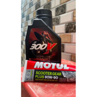 COMBO Nhớt  MOTUL 300V FACTORY LINE ROAD RACING 10W40 1L & NHỚT LAP MOTUL 80w90 120ml