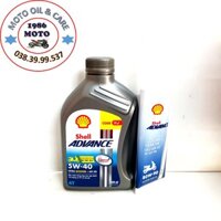 COMBO NHỚT SHELL ADVANCE ULTRA SCOOTER VÀ NHỚT LÁP SHELL THÁI LAN