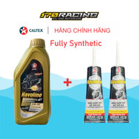 Combo - Nhớt Xe Ga CALTEX HAVOLINE SUPERMATIC FULLY - SYNTHETIC SAE 5W40 - (cho xe máy) Dung Tích 800 ML - 1000 ML