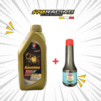 [combo] Nhớt Xe Máy - cho xe số, xe côn - CALTEX HAVOLINE SUPER 4T FULLY SYNTHETIC SAE 5W40  ZOOMTECH Dung Tích 1000 ML