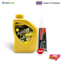 Combo Nhớt Xe Tay Ga BCP Thái Lan 10W40 Chai 800mL +Nhớt Hộp Số Xe Tay Ga BCP 80W90 120mL (nhớt láp)