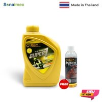 Combo Nhớt Xe Tay Ga BCP Thái Lan 10W40 SL Chai 800mL + Vệ Sinh Súc Động Cơ BCP Engine Flush 100mL