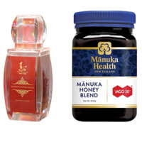 Combo Nhụy Hoa Nghệ Tây thương hiệu SAFFRON - 1 Gram - Mật Ong Manuka 30MGO 500G