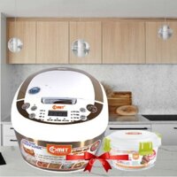 COMBO NỒI CƠM ĐIỆN TỬ COMET CM8087 - HÀNG CHÍNH HÃNG TẶNG KÈM HỘP ĐƯNG THỰC PHẨM THỦY TINH COMET 420ML