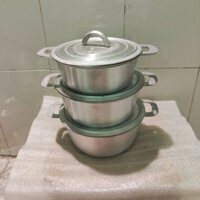 (COMBO) Nồi Gang Thái Lan đường kính 20cm,22cm,23 cm, số 1,2,3