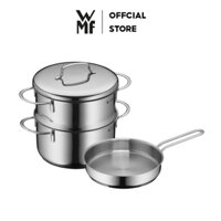 [Combo] Nồi Hấp Mini WMF Sortiment 16cm và Chảo Thép Mini WMF 18cm, Đáy Từ 3 Lớp