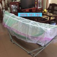 combo nôi, mùng,chiếu lót,nệm bọc size 65x1m