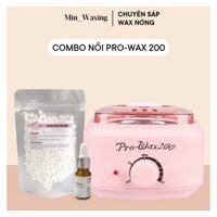 COMBO [NỒI PRO 200 + SÁP DỪA 100GR], (Tặng Mỡ Trăn 10ml, Que Gỗ)