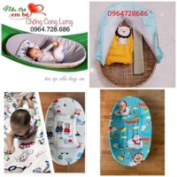 Combo Nôi Tre & Nệm Bọc Nôi 60x90( Cho Bé Từ 0-18 tháng)_( Tặng vòng dâu tằm)