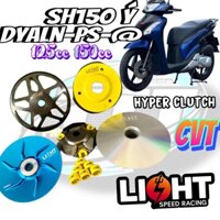 Combo nồi xe tay ga LIGHT SPEED v3 SH150 Ý / SHVN150 / SH MODE / LEAD125