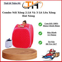 Combo Nồi Xông 2.Lit và 3 Lít Lều Xông Hơi Nóng | Thảo Dược Dùng Cho Gia Đình Spa Dưỡng Sinh.